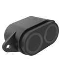 Black Ultrasonic Water Level Sensor With 2 To 300 Cm Range And Adjustable Angles, digital output, side view