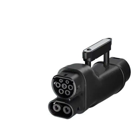 Heavy Duty Gbt To Ccs2 Dc Fast Charge Converter 200Kw 1000V 200A Plug And Play socket with dual connectors.