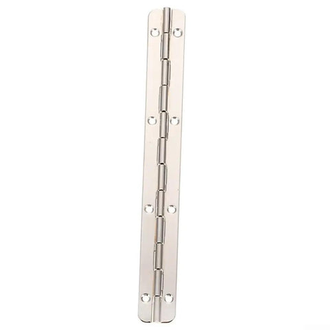 Heavy Duty Stainless Steel Hinges With No Sweat Durability For Doors Cabinets And Wood Crafts Built Tough for toolbox projects, polished finish, pre-drilled holes.