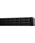 Game Changer 12 Bay Rack Expansion Enclosure Diskless Storage Chassis For Enterprise Servers with twelve disk bays in black metal housing.