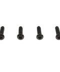 Beefy Tail Light Lens Upper Screw Kit For 2005 To 2013 Corvette C6, Heavy Duty Metal Hardware For Secure Rear Illumination, Easy Install, Matches Factory Dimensions, four black screws