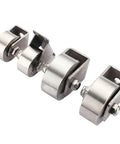 Heavy Duty Sliding Door Roller Pulley System With Stainless Steel Track For Doors And Shower Door Track, Slick Quiet Wheels