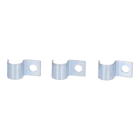 Premium 20 Pack Single Hole Pipe Clamp Set For 14mm Rubber Rings And Steel Pipes Zinc Plated Stainless Steel Clips