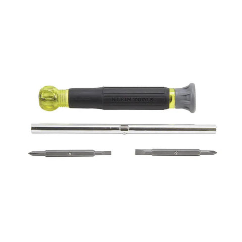 4-In-1 Electronics Screwdriver Set With Non-Magnetic Tips, Includes 2 Slotted And 2 Phillips Precision Machined Bits, Free-Spinning Cap