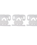 Spring Loaded Roller Catch Cabinet Latches White ABS Plastic Ball Door Catch for Cupboard Wardrobe Pack of 3