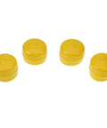 Four Pack Yellow Axle Cap Bearing Cover M143338 For John Deere Lawn Mowers And Tractors Fits 105 115 125 135