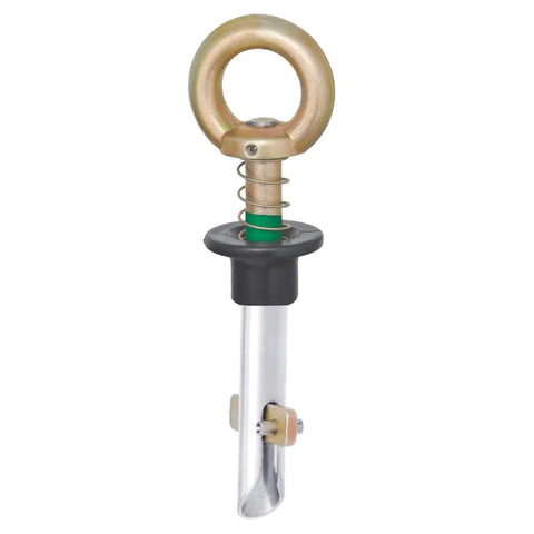 Reusable Steel Girder Anchor Point For Temporary Fall Protection, Lightweight 1.2 Pound Design, close-up of metal anchor