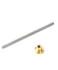 Lead Screw T30x6 With Brass Nut 30mm Stainless Steel Threaded Rod 6mm Pitch Trapezoidal Screw For 3D Printers And CNC Machines Stepper Motor Drive