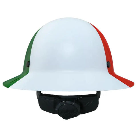 Kevlar Fiber Glass Full Brim Hard Hat With Six Point Ratchet Suspension, OSHA And ANSI Rated, Lightweight Construction Helmet