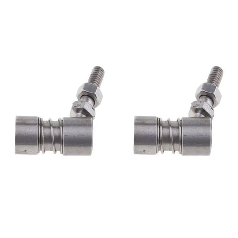 Boat Throttle Ball Joint Quarter Inch Six Millimeter Linkage End Set Of Two 304 Stainless Steel Marine Steering And Control Hardware Durable Corrosion Resistant For Outboard And Inboard Boats, two stainless linkage ends