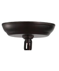 Ceiling mount base of Oil Rubbed Bronze Lantern Pendant Light With 4-Light Pagoda Style Metal Cage Farmhouse Hanging Ceiling Fixture