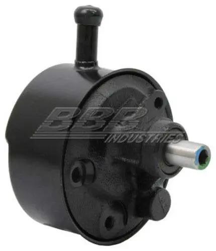 Grease Monkey Certified Power Steering Pump Replacement For Slick Road Handling And Zero Sweat Installation With Direct Bolt On Design For Rock Solid Durability And Reliable Daily Driving Performance Model 731 2176, side view of power steering pump.
