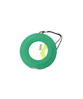 Heavy Duty Measuring Wheel With Rock Solid Steel Tape Roll, 50 meter green tape reel for accurate measurements outdoors.