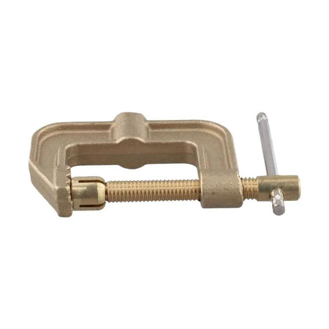 Super Gshaped Copper Ground Clamp For Welding Jobs That Hits Hard On Steel And Oil Sites With Top Conductivity And Rust Proof Quality You Need Today, gold copper material.
