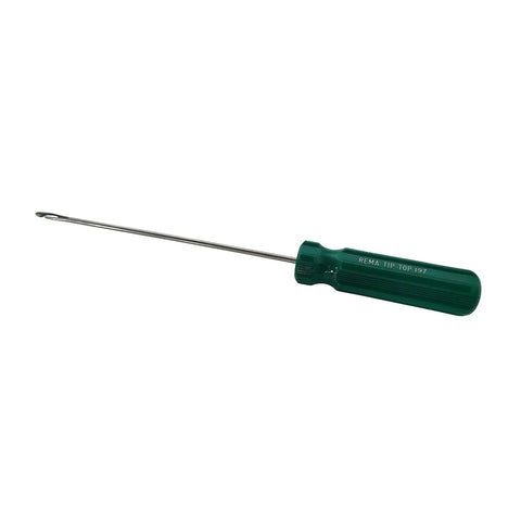 Open Eye Tire Plug Inserting Tool With Screwdriver Handle No 197 for easy insertion with tire plug kits and Rema Seal.