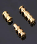 Upgrade Your Setup With This Set Of Fifteen Zinc Alloy Table Connector Pins And Copper Plated Sleeves, showing 3 zinc alloy pins.