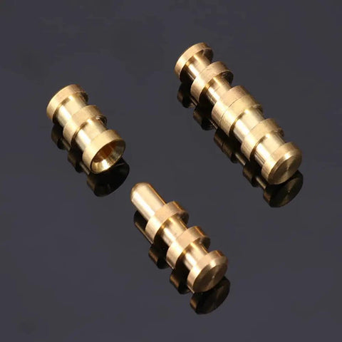 Upgrade Your Setup With This Set Of Fifteen Zinc Alloy Table Connector Pins And Copper Plated Sleeves, showing 3 zinc alloy pins.