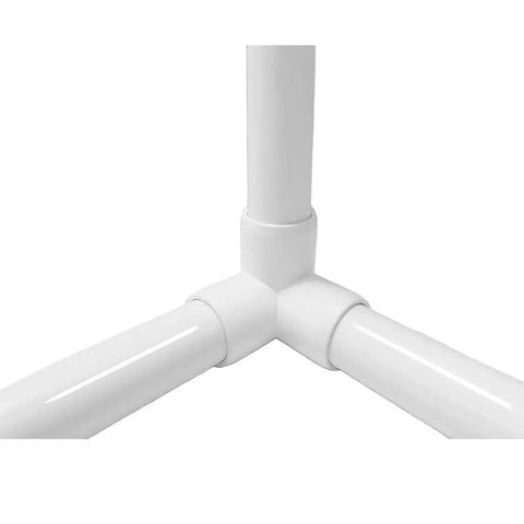 3 Way 1 Inch PVC Fittings Corner Cross Elbow 45 90 Degree For Greenhouse Shed Tent And Furniture Build, SCH40 Grade UV Resistant