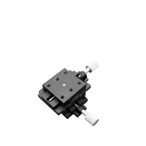 Precision Slide Table With T Shaped Screw Guide Rail for Slick CNC Motion, 30 40 60 Module Options, XY Cross Slider, top view