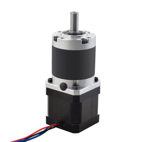 Nema 17 Stepper Motor With 39mm Housing And 100 To 1 MG Series Planetary Gearbox 50 Arcmin Backlash for CNC and robotics projects