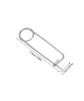 Heavy Duty Stainless Steel Cotter Pin Fastener Clips Locks Farm Hitch And Industrial Machinery With Anti Loosening Stability, 7.5cm long.