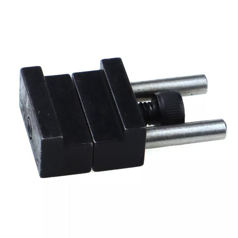 Milling Vise Jaw Stop Set Of Two For CNC Machines And Milling Tools Pro Grade Precision Work Stop with cutter clearance, black finish