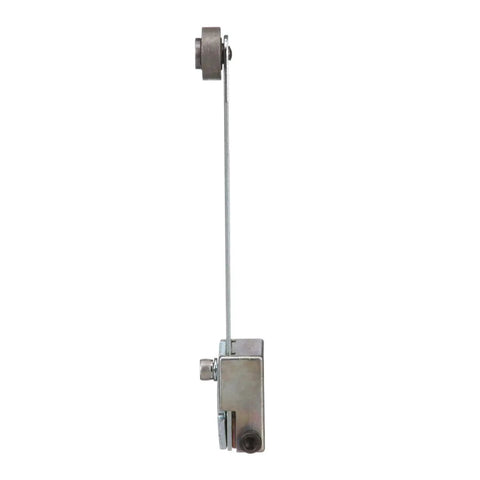 Side view of Beefy Limit Switch Lever Arm AWC For NEMA Industrial Control And Safety Equipment with lever and wheel visible.