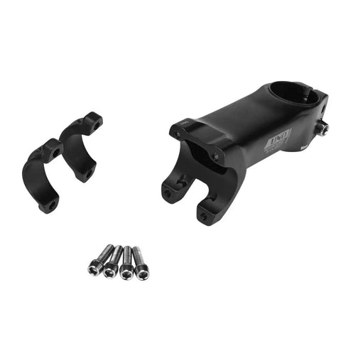 Lightweight 31.8mm MTB Handlebar Stem With -7 Degree Angled Rise Fits 31.8mm Bars And 28.6mm Steerer Available In 70mm Lengths