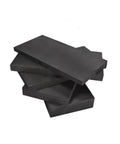 Stack of Top Notch Pure Graphite Board 50x100mm Rectangle, Graphite Blank Electrode Plate, smooth finish, for industrial use