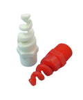 10 Pack Insane Dust Control Spiral Cone Nozzles PP Polypropylene Atomizing Sprayers featuring a white and red nozzle design.