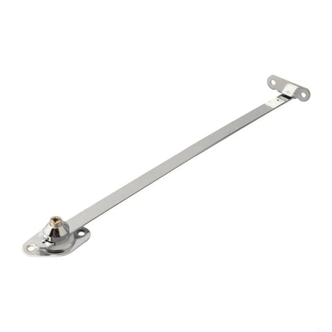 Iron and zinc alloy Sturdy Door Flap Stay Hinge With Drop Lid Support And Sliding Rail For Cabinets And Cupboards Nickel Plated 12 Inch