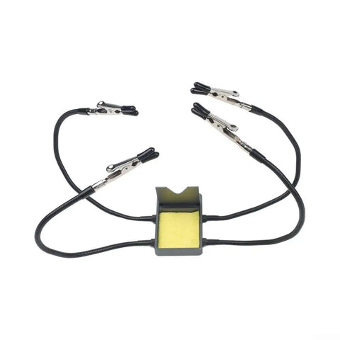 Four Arm Soldering Helper With Flexible 260mm Arms And Heat Resistant Silicone Clamps, A Secure PCB Holder For Precision Electronics, Reaching Tough Joints, Ideal Soldering Aid For DIY Projects And Pro Shops.