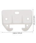 12 Pack Plastic Drawer Rail Slides Replacement Kit for Cabinets and Drawers With Smooth Sliding Tracks Durable Plastic Guides Easy
