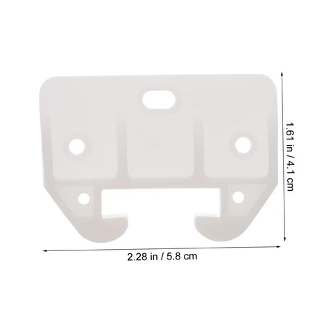 12 Pack Plastic Drawer Rail Slides Replacement Kit for Cabinets and Drawers With Smooth Sliding Tracks Durable Plastic Guides Easy
