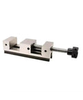 Beefed Up Industrial Bench Vise With Precision Beveled Jaws And Rock Solid Steel Lockdown for CNC milling, showing an 8-inch design.