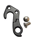 Beefed Up Rear Derailleur Hanger And Tail Hook Dropout Kit With Screws For MTB And Road Bicycles Fits Gary Fisher Trek Models Black Durable Aluminum Alloy Replacement Part 322175 297656 W293426 W318610 shown