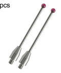 Two Pack CMM Touch Probe Styli With 2mm Ball Tip And 50mm Measuring Rod For Coordinate Measuring Machines Metrology Probes For High Precision Testing Shop Ready Quality Inspection Tools For Industrial Measurement, 2pcs