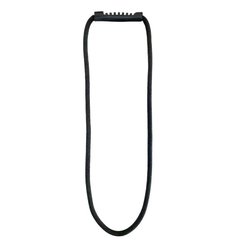 Heavy Duty Nylon Cord Strap Organizer Rope For Tailgate Parties And Campouts Holds Generator Cords Tight, black and durable design.