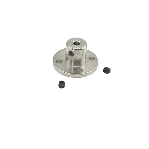Rigid Flange Coupling With 2 To 14 Mm Aperture, 180 Degree Top Aluminum Alloy Base Machine Connector Set For Power Transmission