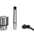 Heavy Duty 40 Steel Drill Chuck With MTA3 B22 Handle, 5-20mm clamping range accessories for industrial drilling.