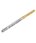 Top Shelf M2.5 Metric Spiral Machine Screw Tap With 0.45 Pitch And Titanium Coating for precise threading in metal.