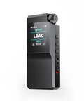 Bluetooth 5.4 USB DAC Amp With LDAC And AptX Lossless, Dual ES9069Q DACs, black portable audio device with screen display