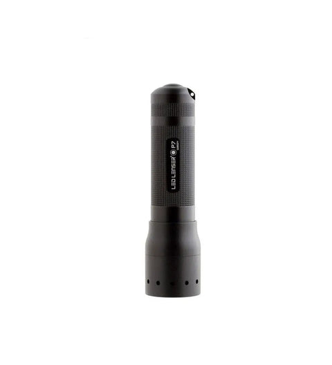 Bright 450 Lumen Focusable Flashlight With 300m Long Range Beam, 4x AAA Battery Powered, durable black everyday carry torch