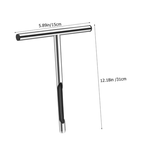 Stainless Steel Soil Sampling Tool With T Handle Probe For Lawn And Garden Care Lightweight Durable Easy To Clean Portable Sampler