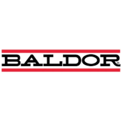Baldor logo for Single three-phase electric motor 0.75 HP 60 Hz 1800 RPM 56C frame TEFC 208-230/460 V footless C-face flange mount