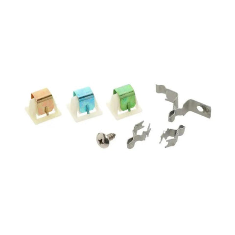 Upgrade Your Appliance With This Smooth Door Catch Kit For Models AP3094183 And PS334230, featuring colorful catches and screws.