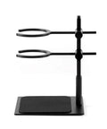 Elevate Your Daily Grind With This Slick Adjustable Pour Over Coffee Stand And Aluminum Dual Filter Cup Holder featuring a black adjustable design.