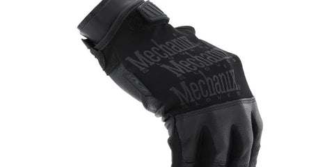 Heavy Duty Tactical Recon Gloves With Slim Fit Leather For Maximum Dexterity Touchscreen Compatible And Machine Washable Covert Black