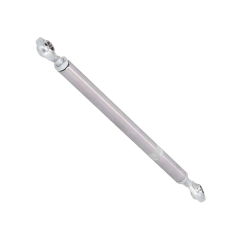 Adjustable Alternator Tension Rod And Bracket For SBC Small Block, Eight And A Half Inch Long, Three Eighths Inch Heim Joint, Center Distance Ten To Twelve Inches, Twelve Inch Tension Rod, No Fuss Fit For Chevy, stainless rod with Heim ends