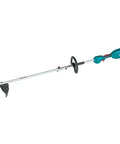 18V Brushless Cordless Coupled Shaft Power Head Kit With 13 Inch Trimmer And 10 Inch Pole Saw Attachments 4Ah Battery No Gas Or Emissions Quick Toolless Changeover showing trimmer attachment